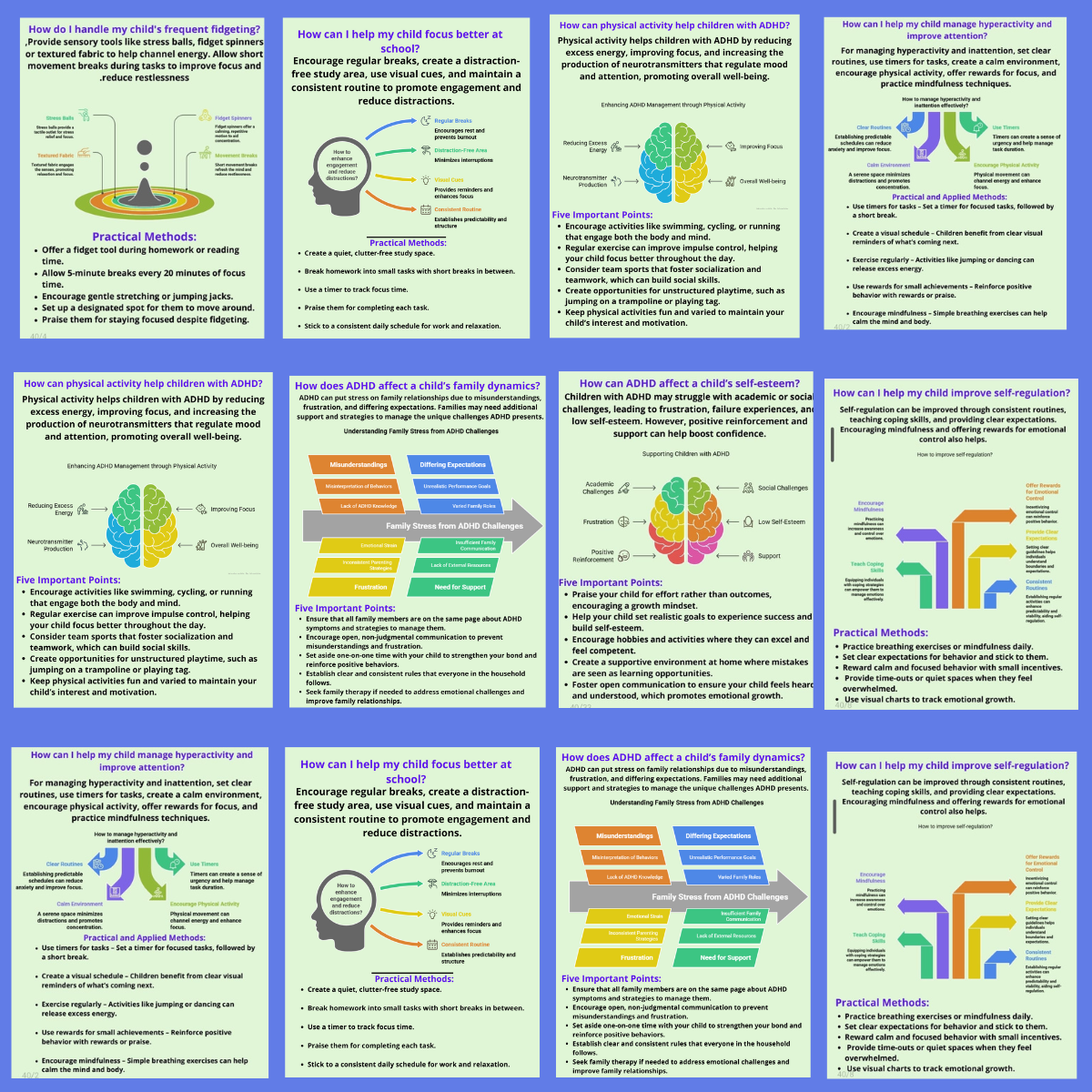 CBT Strategies for Kids: Manage Hyperactivity & Boost Focus (+140 Free Coloring Pages)